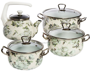 В некоторых случаях на индукционных плитах прекрасно используются эмалированные кастрюли.