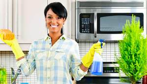 Как очистить микроволновку от присохших брызг жира и жидкостей?