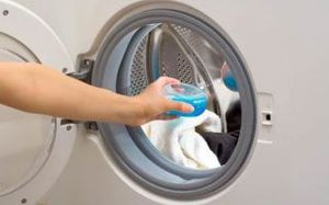 Как загрузить порошок в барабан