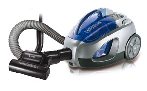 Пылесос современный - модель без мешка для пыли.