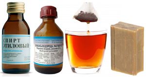 Бактерицидное действие оказывают спирт, водка, чайная заварка и хозяйственное мыло, которые расщепляют кристаллы мочевой кислоты, убирая неприятный запах