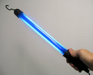 Черная лампа поможет обнаружить пятна засохшей мочи