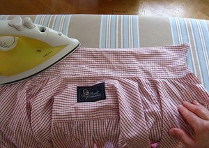 Как гладить воротник и рукав