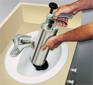 Гидронасос - современный прибор для прочистки засоров в трубах.