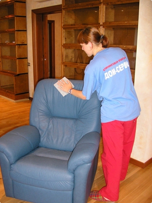 Как почистить кожаный диван