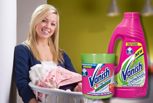 Бытовая химия для ковров и мягкой мебели - это специальные средства, например, Ваниш.